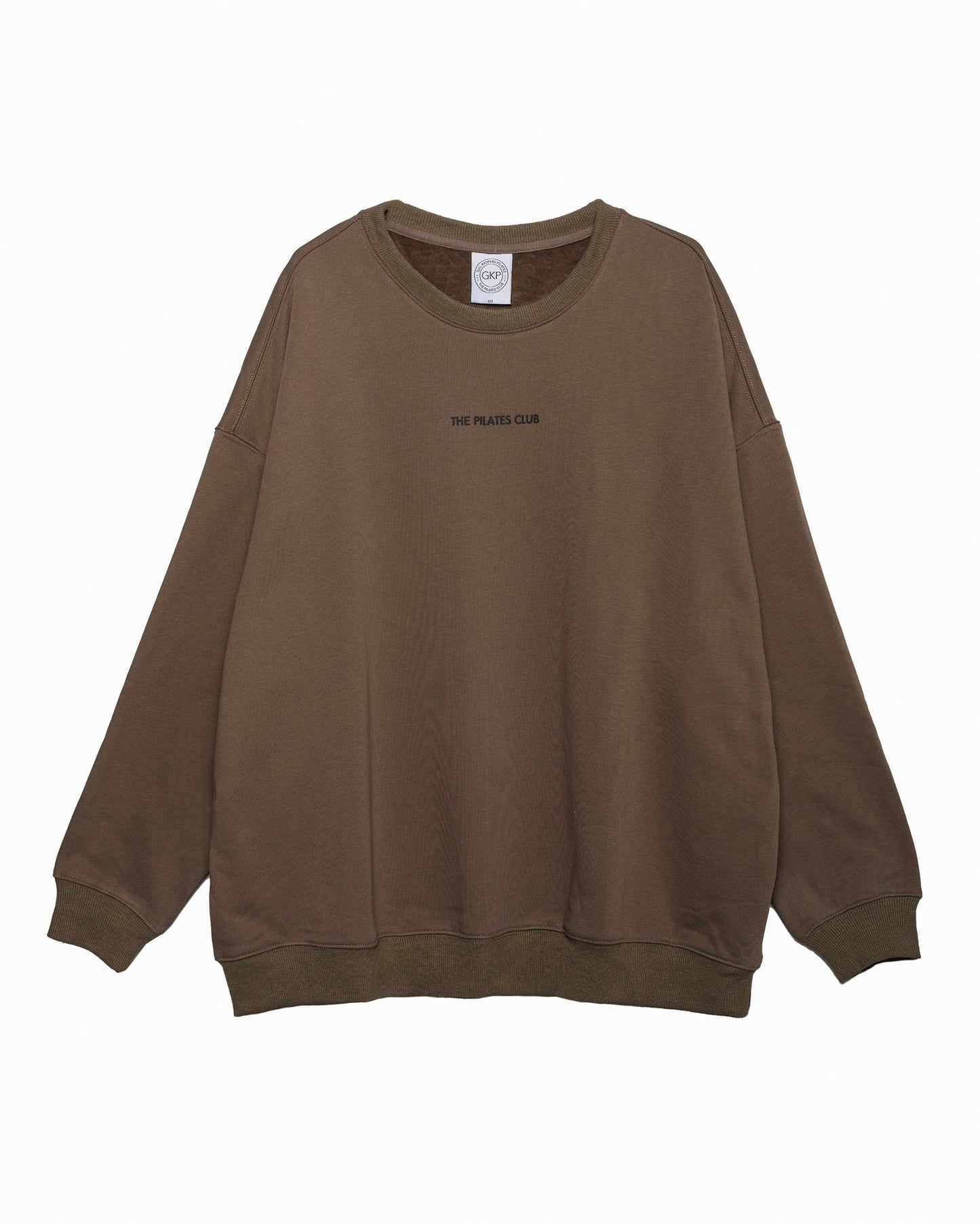OVER SIZE SWEATSHIRT- COFFEE